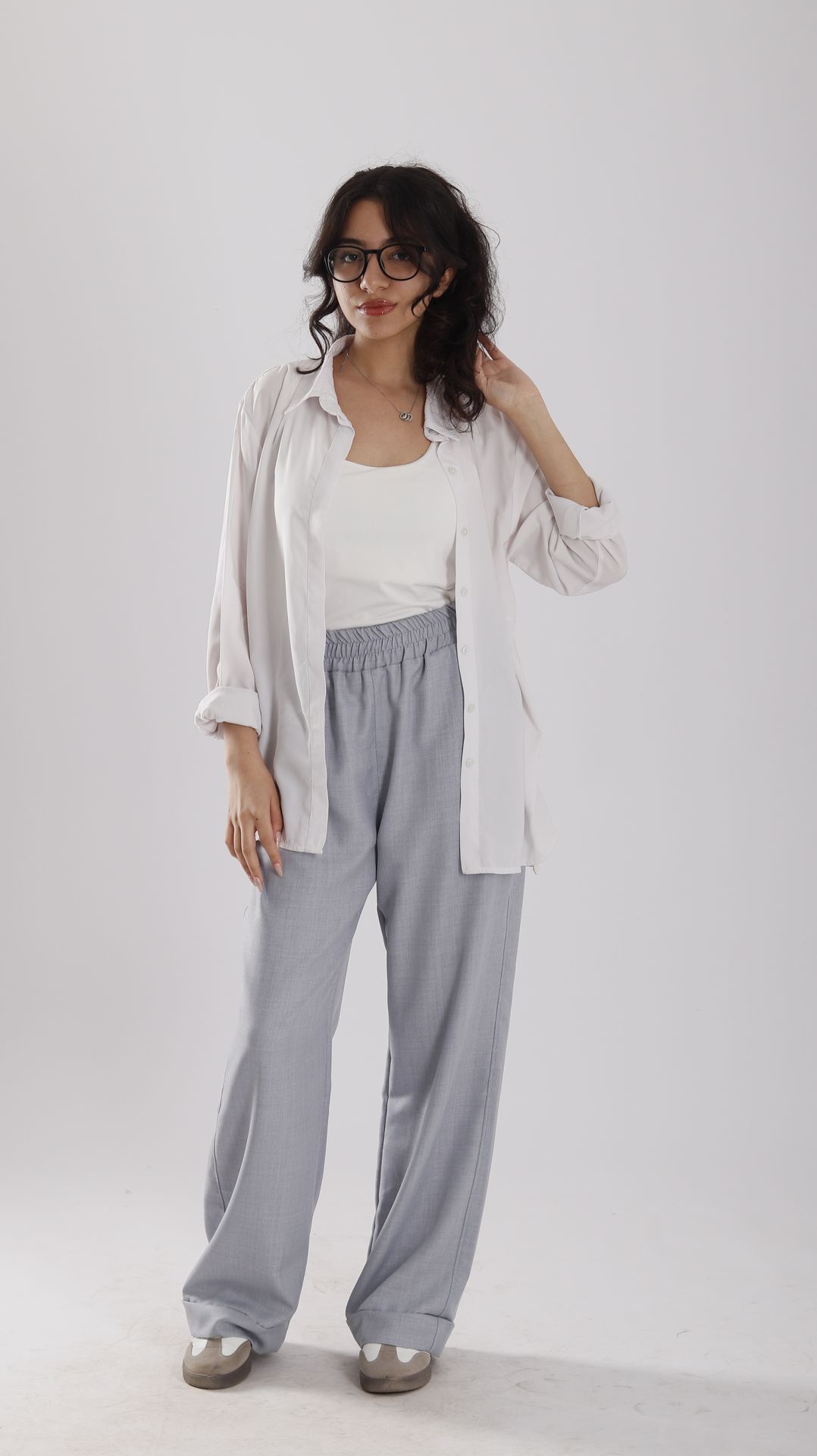 wide leg linen trousers
