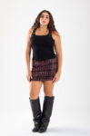 Buckle Strap Ribbed Tank Top – black-01
